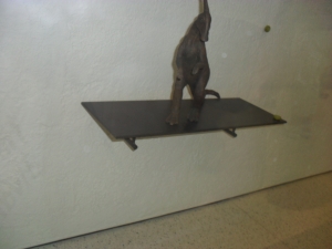 Peo's photo of the  Parasaurolophus model.